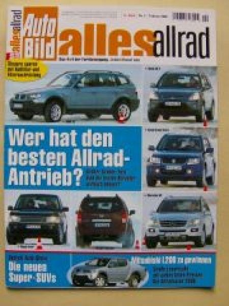 Auto Bild Magazin Deutschland 2006-02 Allradantrieb SUV-Vergleichstest Geländewagen