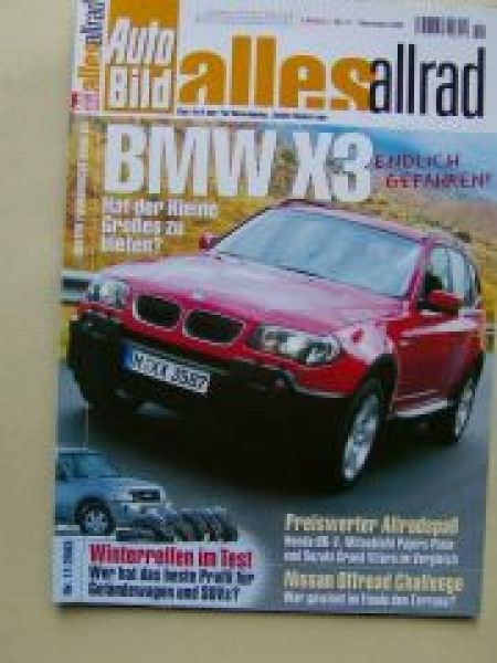 Auto Bild Magazine Allemagne 2003-11 Édition originale