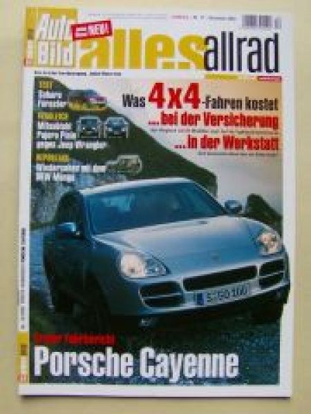 Auto Bild Magazin Deutschland 2002-12 Porsche Cayenne Fahrbericht 4x4