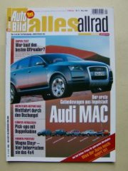 Auto Bild Magazin Deutschland 2002-05 Audi MAC Geländewagen Ingolstadt