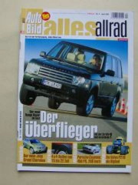 Auto Bild Magazin Deutschland 2002-04 Range Rover SUV Allradantrieb