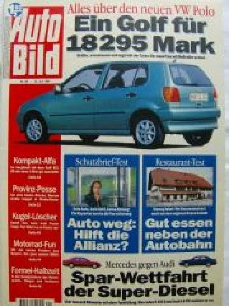 Auto Bild Lehti Saksa 1994-29 Alkuperäinen painos