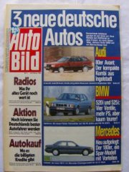 Auto Bild Lehti Saksa 1990-09 Alkuperäinen painos