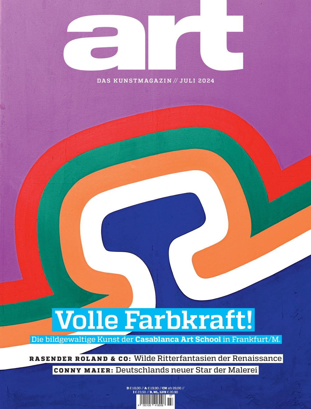 Art Lehti Saksa 2024-07 – Conny Maier Casablanca Art School – Alkuperäinen painos