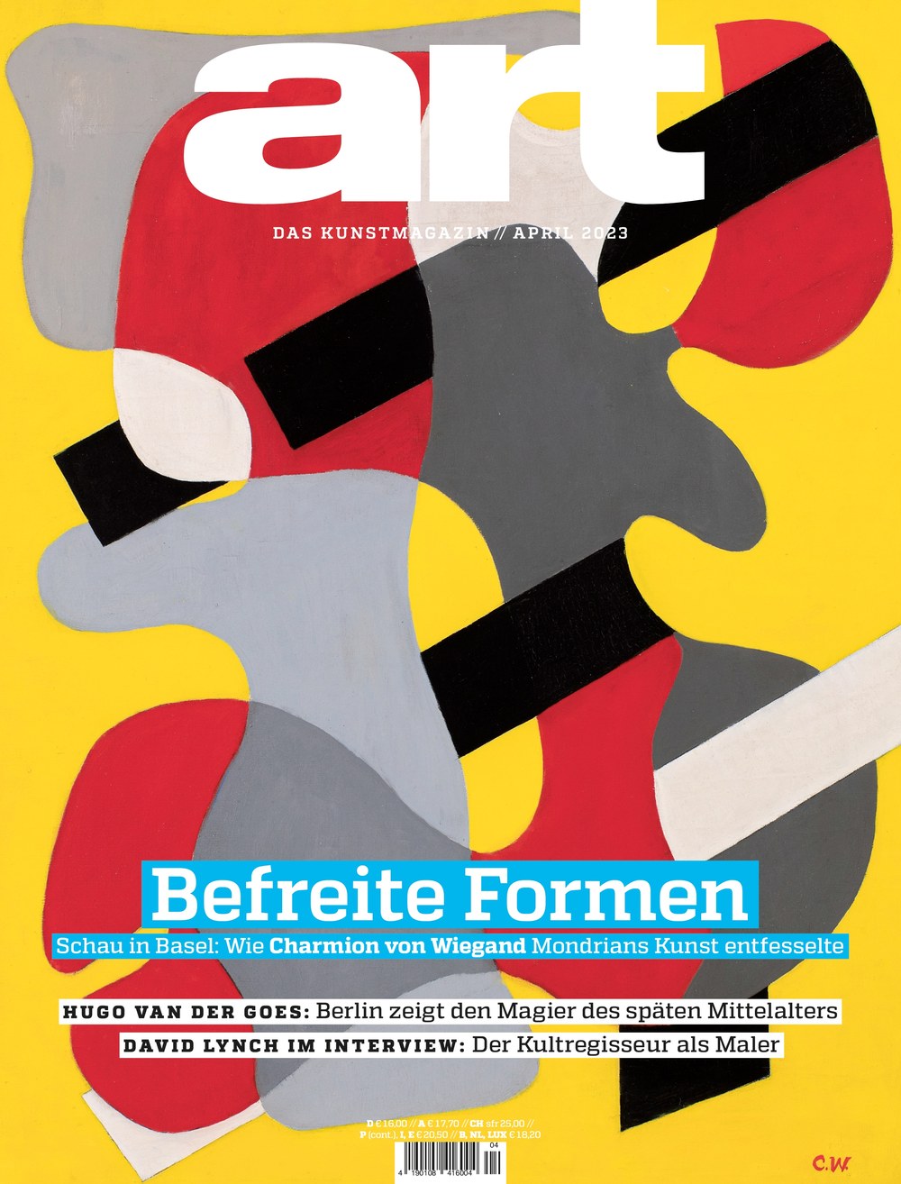 Art Magazin Deutschland 2023-04 Charmion Von Wiegand Hugo Van Der Goes David Lynch