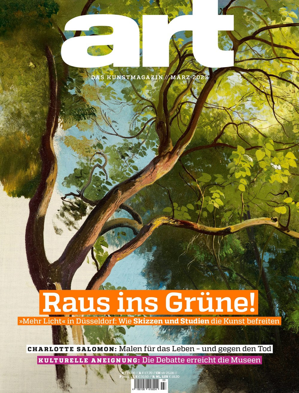 Art Magazine Allemagne 2023-03 – Charlotte Salomon – Édition originale
