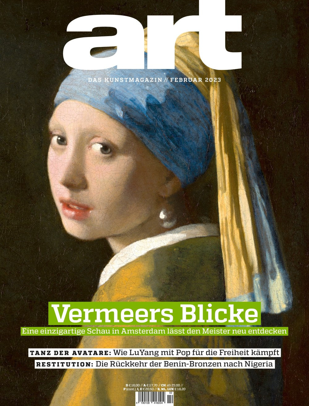 Art Revista Alemanha 2023-02 – Johannes Vermeer LuYang – Edição original