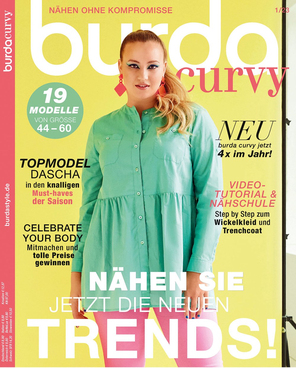 Burda Curvy Revista Alemania 2023-01 – Dascha – Edición original