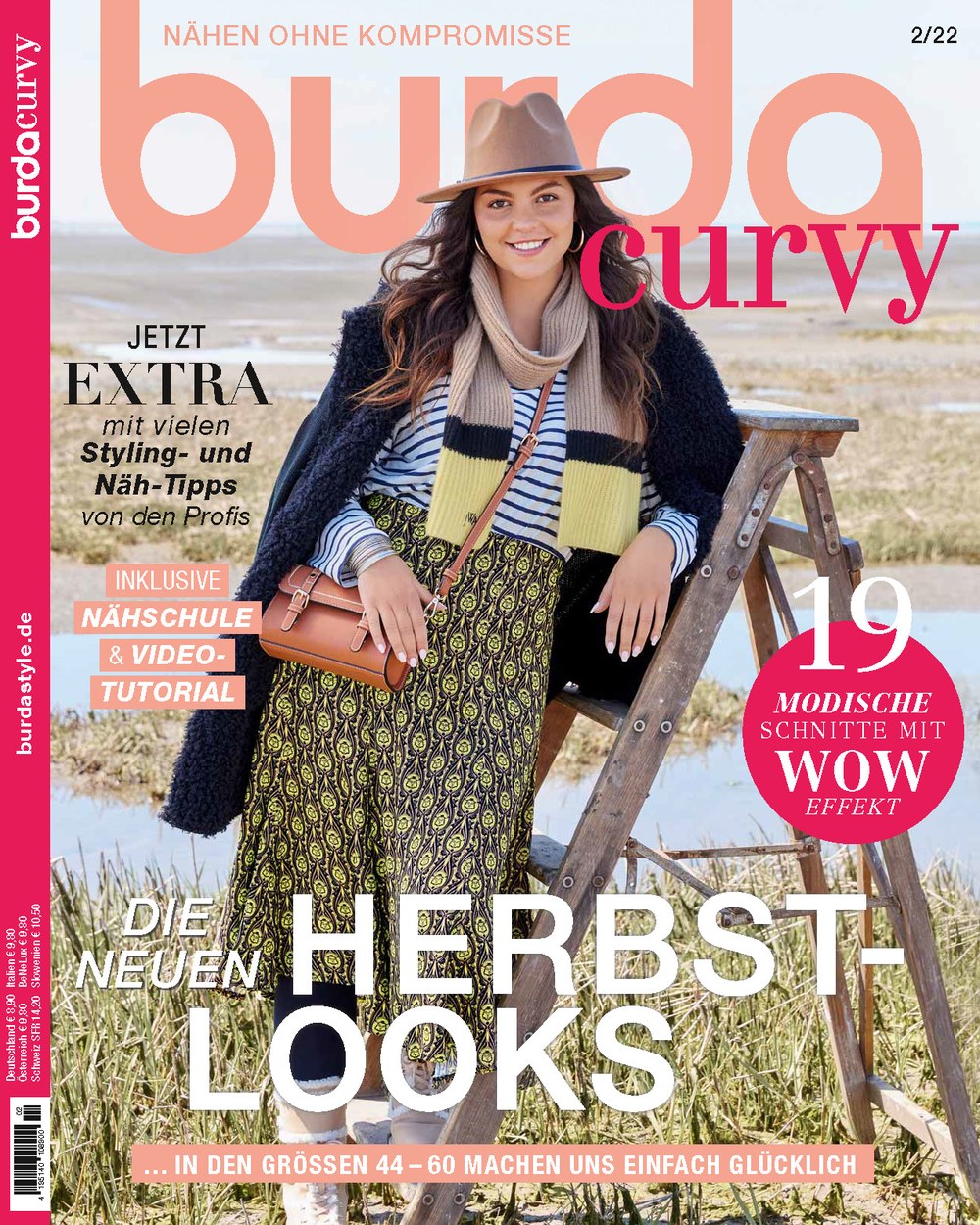 Burda Curvy Rivista Germania 2022-02 Edizione originale