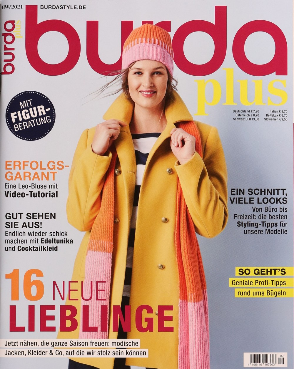 Burda Curvy Magazine Allemagne 2021-02 Édition originale