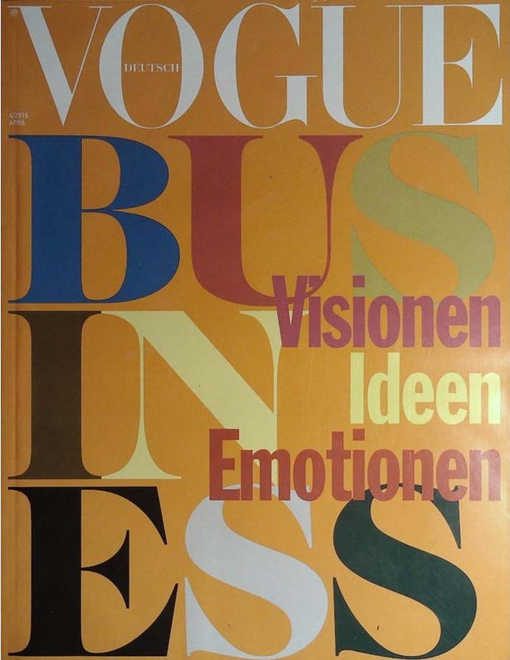 Vogue Business Revista Alemania 2016-04 Edición original