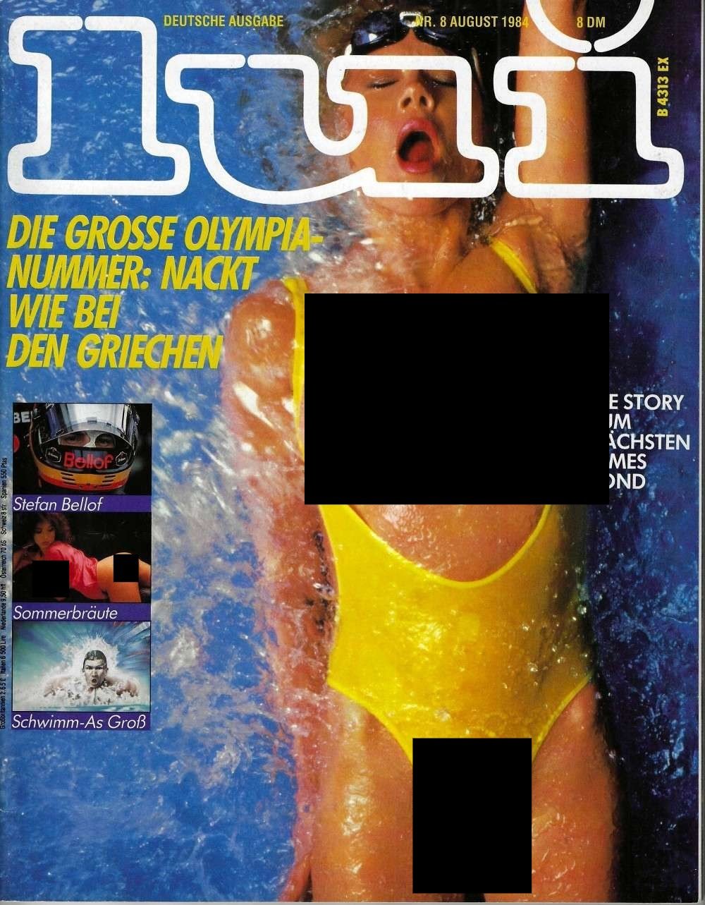 Lui Tijdschrift Duitsland 1984-08 – Stefan Bellof – Originele uitgave