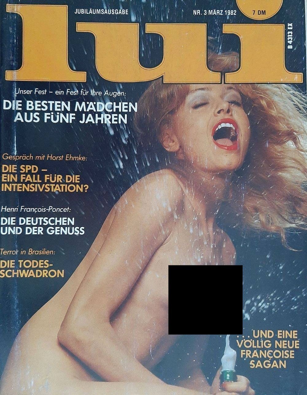 Lui Tijdschrift Duitsland 1982-03 – Horst Ehmke Henri François-Poncet Françoise Sagan – Originele uitgave