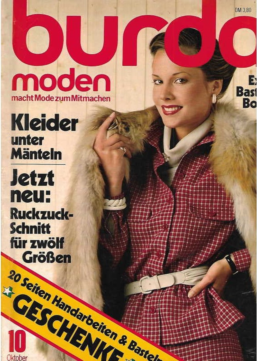 Burda Moden Magazine Allemagne 1979-10 Édition originale