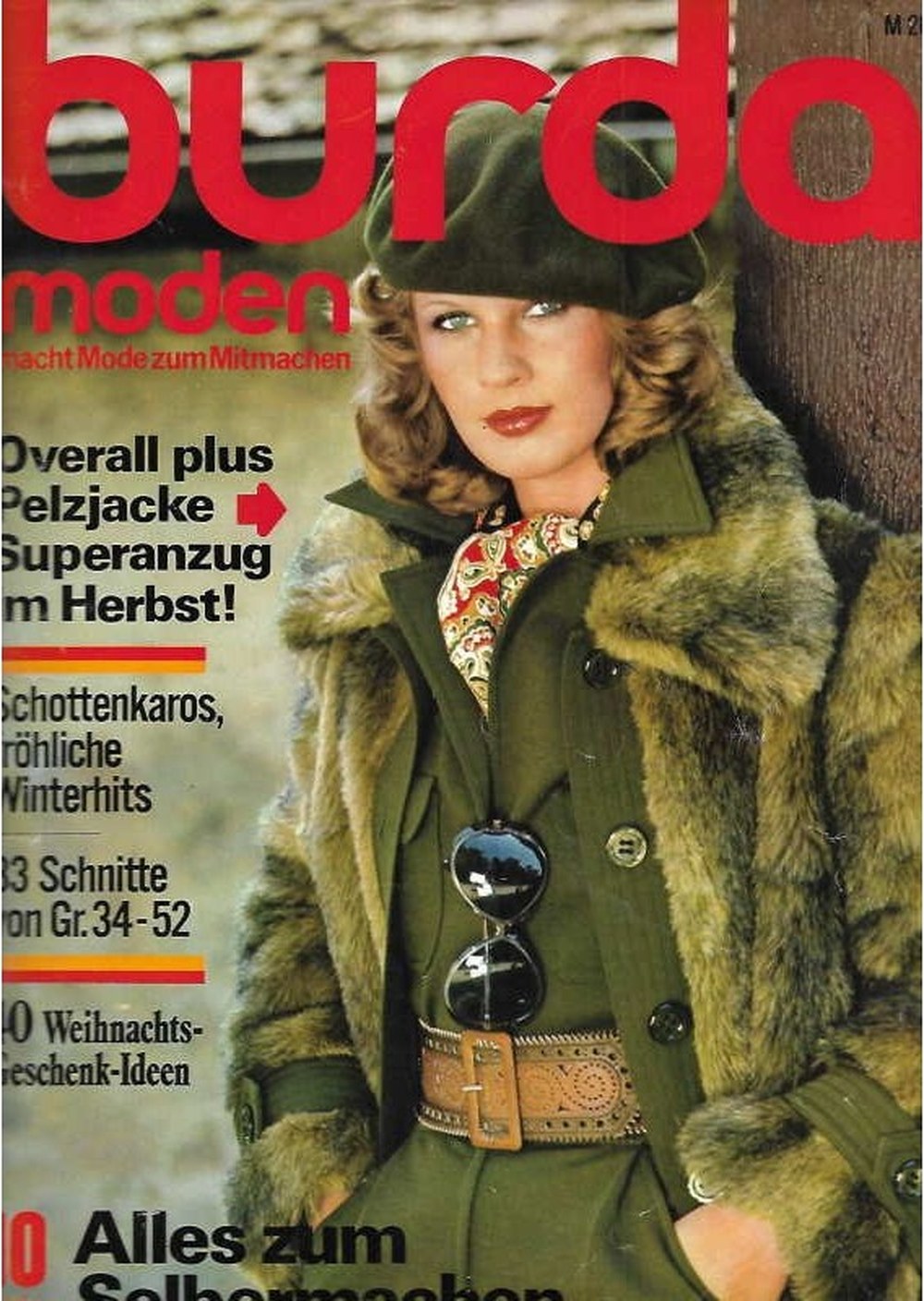 Burda Moden Revista Alemanha 1975-10 Edição original