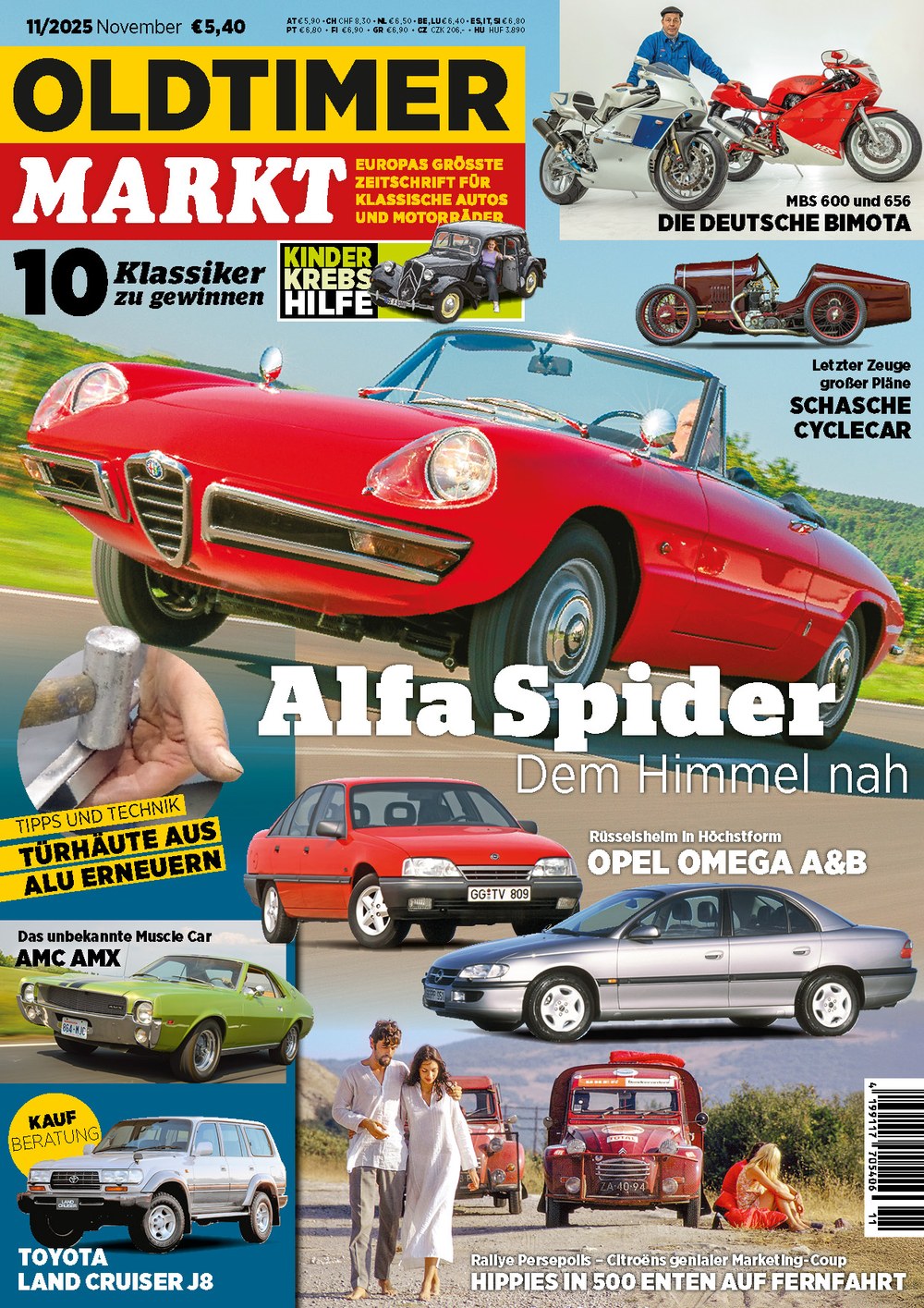 Oldtimer Markt Revista Alemania 2025-11 Edición original