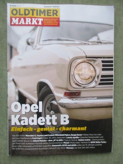 Oldtimer Markt Magazin Deutschland 2025-06 Erhard Melcher