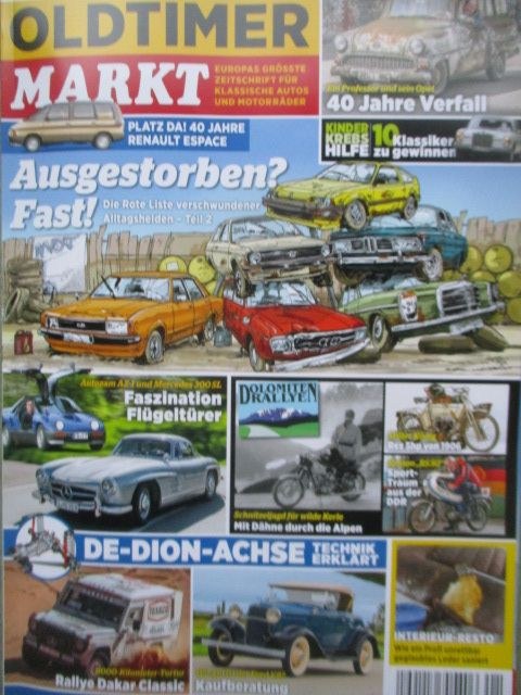 Oldtimer Markt Magazin Deutschland 2025-01 Oldtimer Klassische Autos Renault Espace