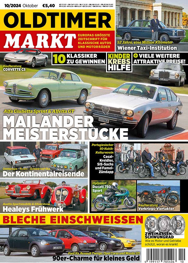 Oldtimer Markt Magazine Germany 2024-10 Original Print Issue