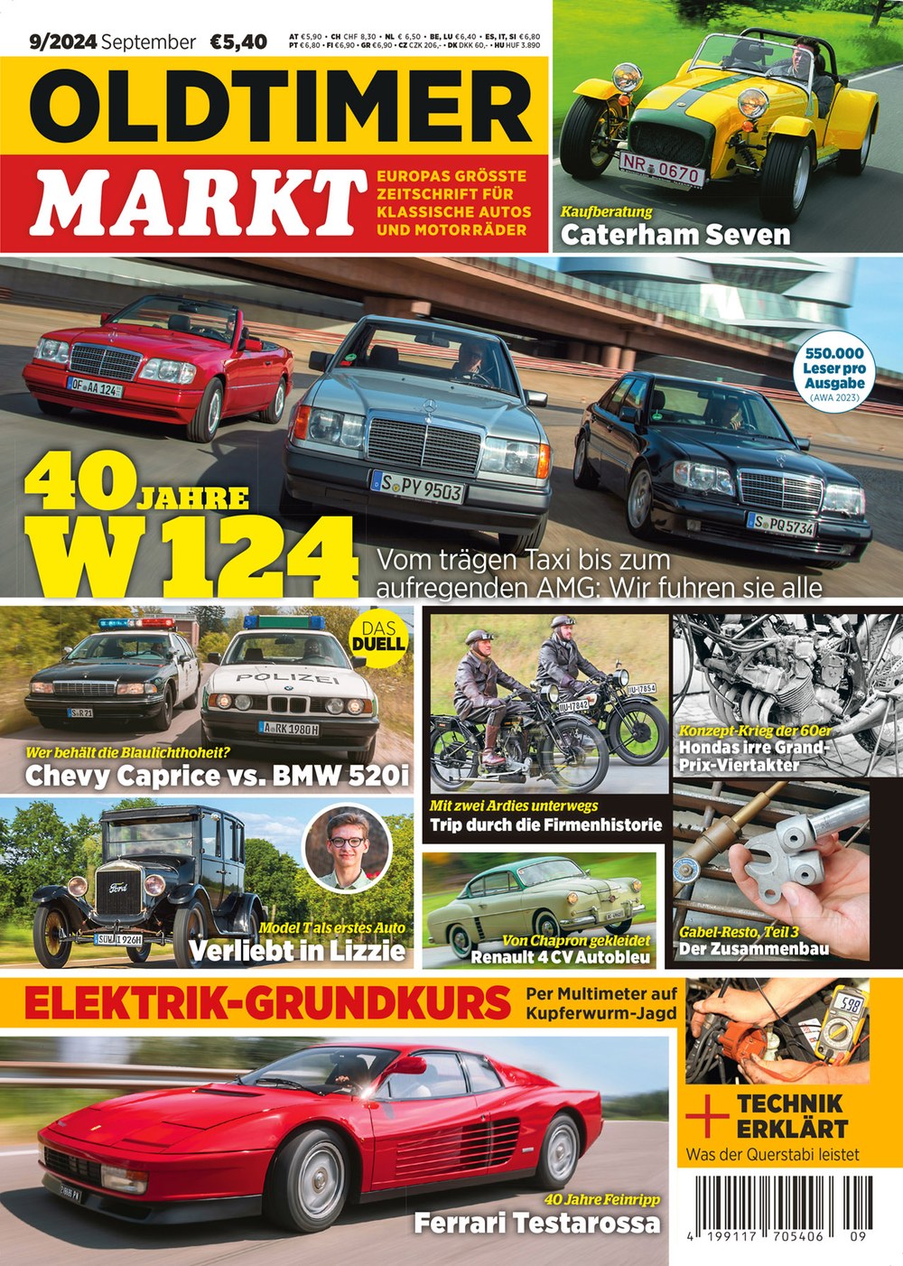 Oldtimer Markt Revista Alemania 2024-09 Edición original