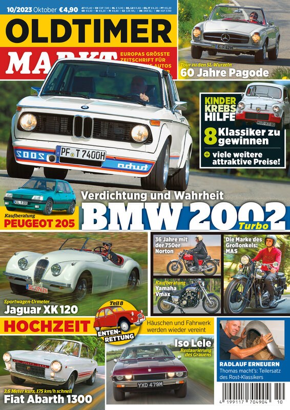Oldtimer Markt Rivista Germania 2023-10 Edizione originale