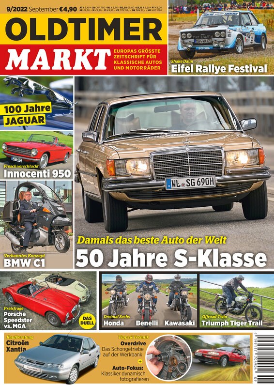 Oldtimer Markt Revista Alemania 2022-09 Edición original