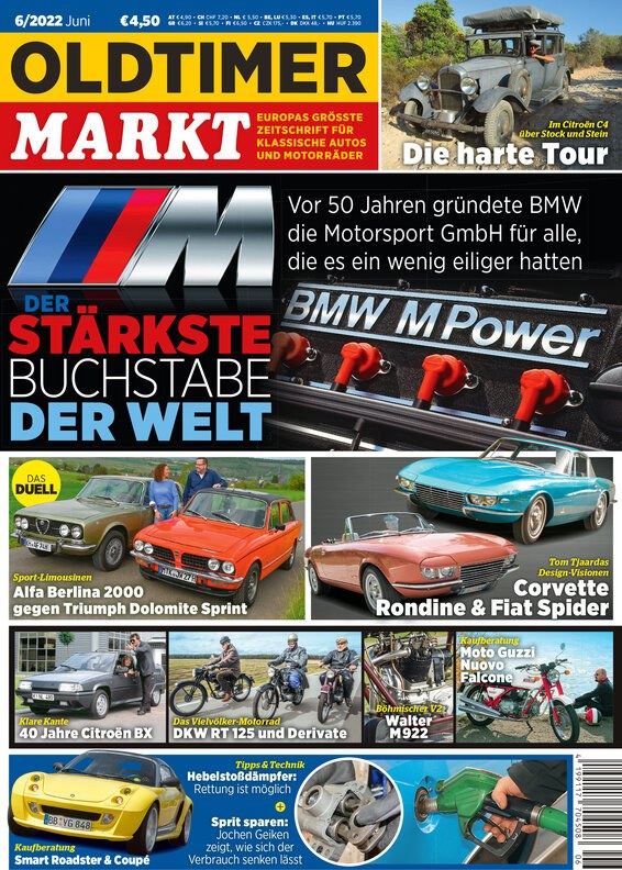 Oldtimer Markt Revista Alemania 2022-06 – Jochen Geiken – Edición original
