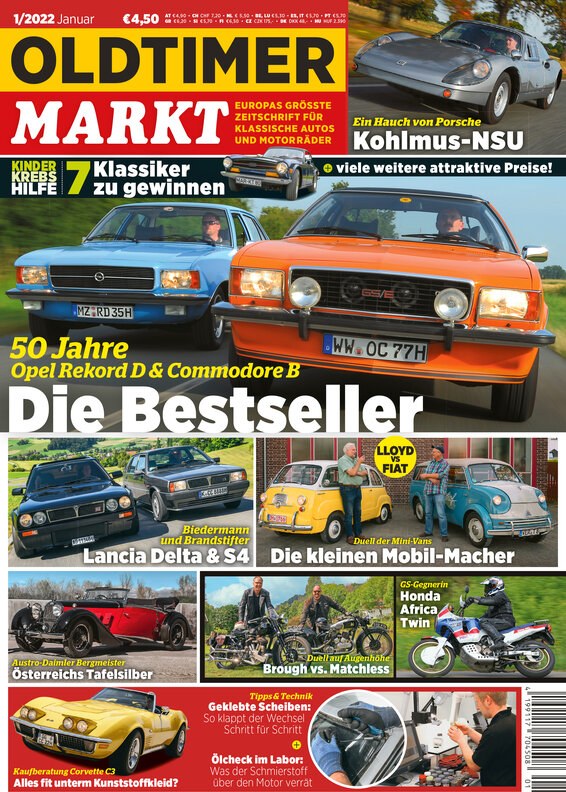 Oldtimer Markt Revista Alemanha 2022-01 Edição original