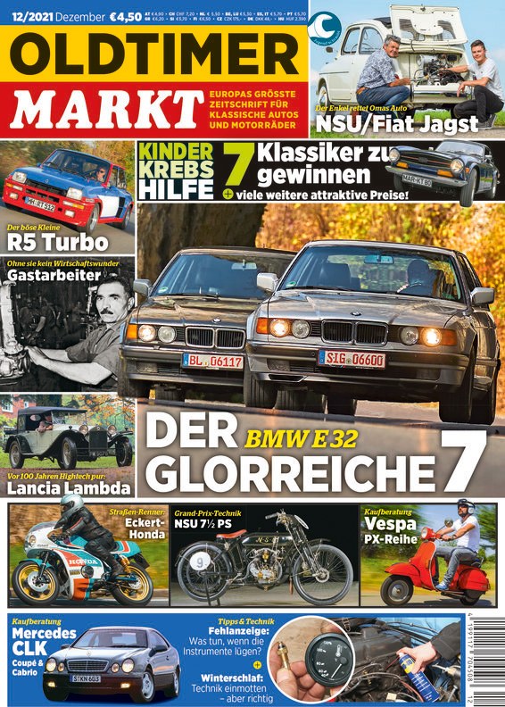 Oldtimer Markt Revista Alemania 2021-12 Edición original