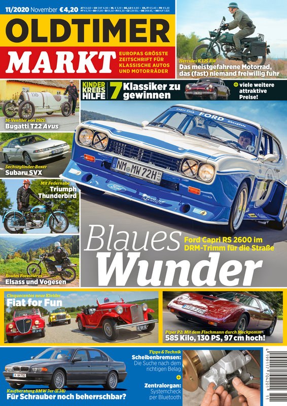 Oldtimer Markt Magazine Allemagne 2020-11 Édition originale
