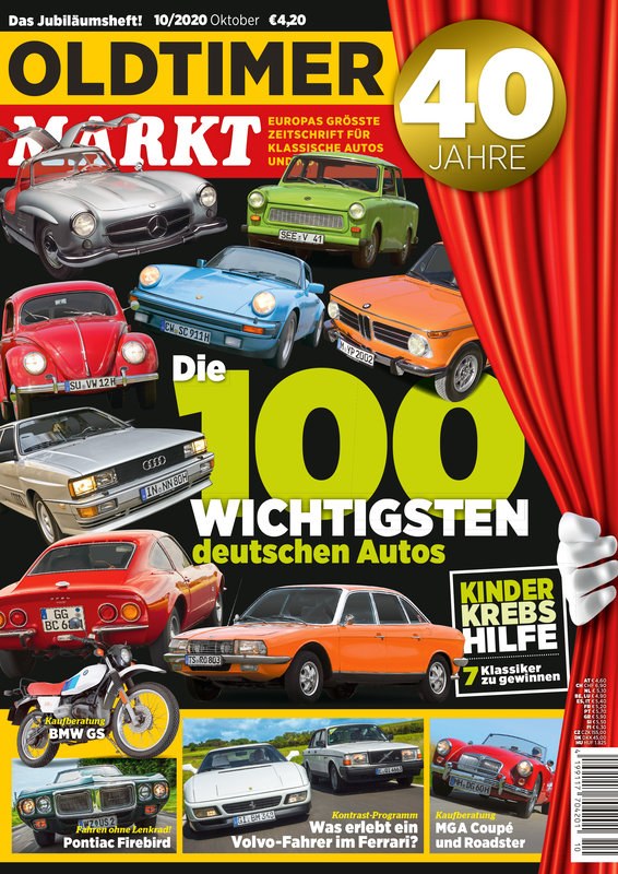 Oldtimer Markt Magazine Allemagne 2020-10 Édition originale