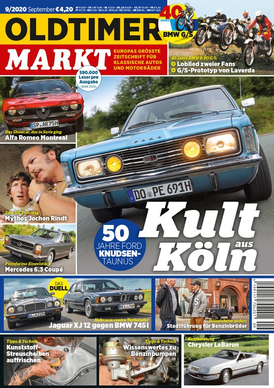 Oldtimer Markt Revista Alemanha 2020-09 – Jochen Rindt – Edição original