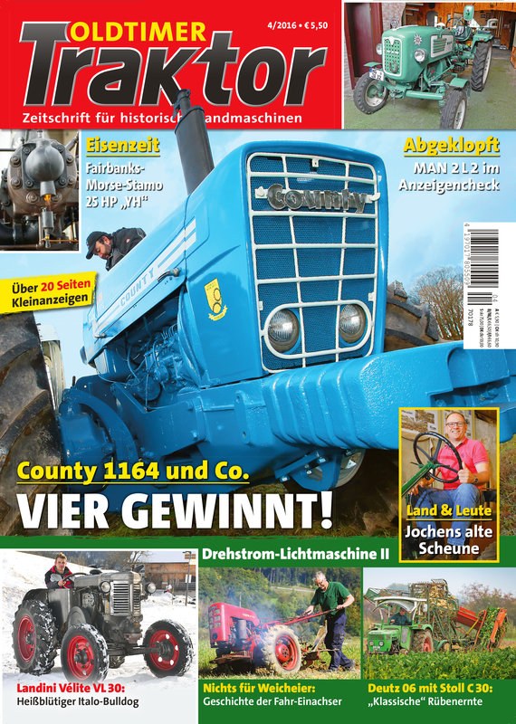 Oldtimer Markt Magazin Deutschland 2020-07 Oldtimer-Traktoren County 1164 Fairbanks-Morse Stamo 25 HP