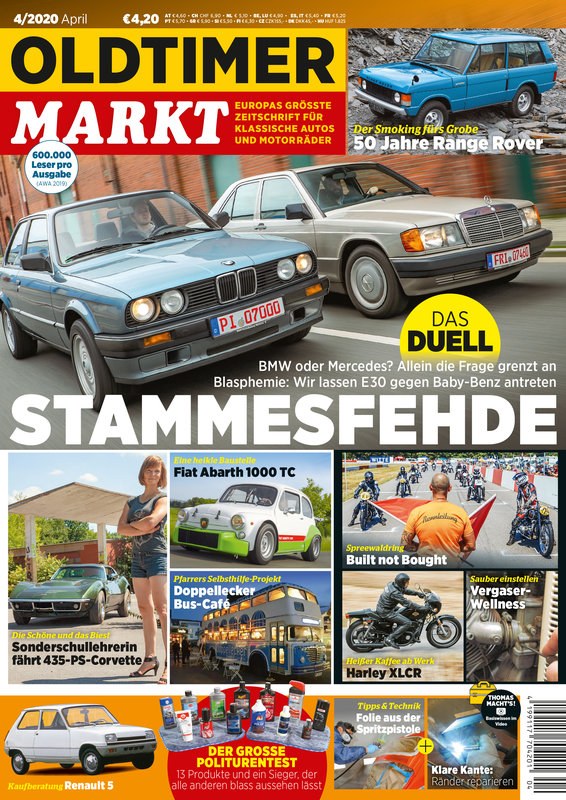 Oldtimer Markt Magazine Allemagne 2020-04 Édition originale