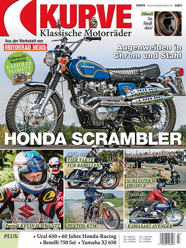 Oldtimer Markt Magazine Allemagne 2019-08 – Kevin Schwantz – Édition originale