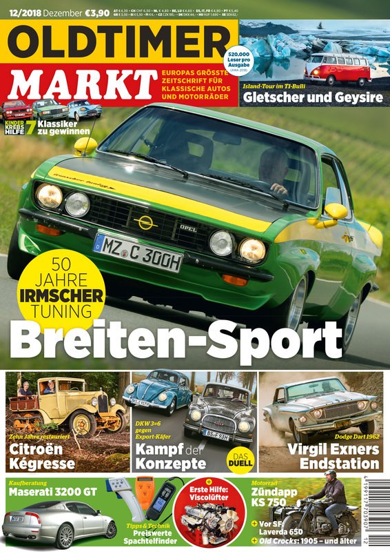 Oldtimer Markt Revista Alemanha 2018-12 Edição original