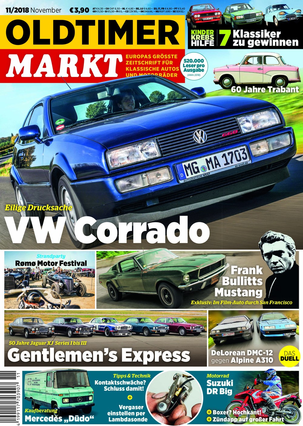 Oldtimer Markt Revista Alemania 2018-11 – Steve McQueen – Edición original
