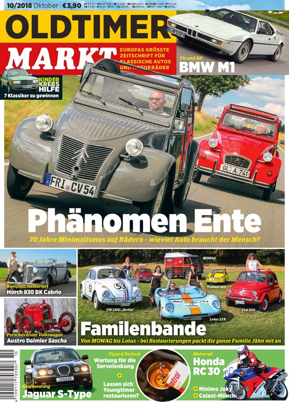 Oldtimer Markt Magazine Allemagne 2018-10 Édition originale