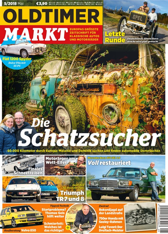 Oldtimer Markt Revista Alemanha 2018-05 – Thomas Geis – Edição original