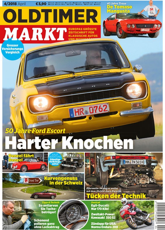Oldtimer Markt Revista Alemania 2018-04 Edición original