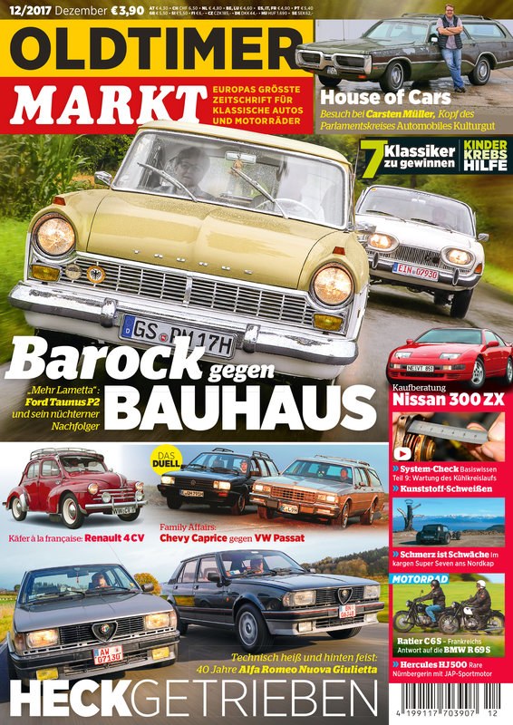 Oldtimer Markt Revista Alemanha 2017-12 – Carsten Müller – Edição original