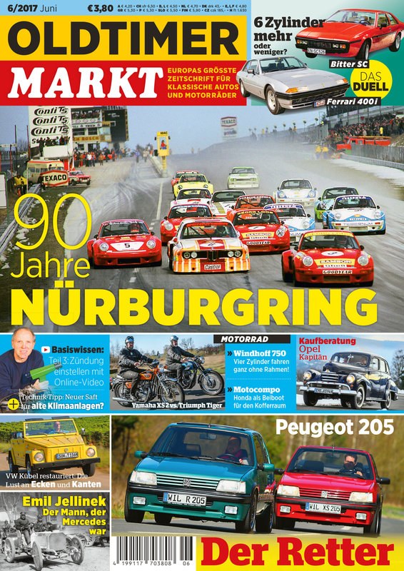 Oldtimer Markt Magazine Allemagne 2017-06 – Emil Jellinek – Édition originale
