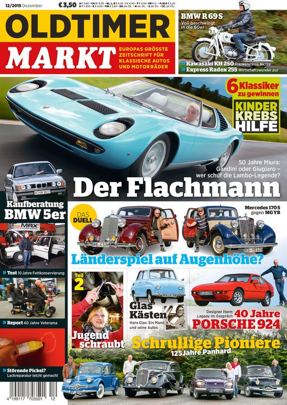 Oldtimer Markt Lehti Saksa 2015-12 – Harm Lagaay – Alkuperäinen painos