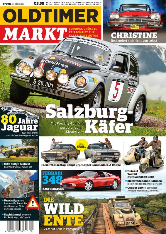 Oldtimer Markt Revista Alemanha 2015-09 Edição original