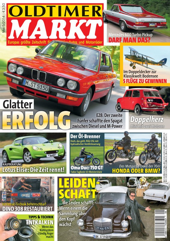 Oldtimer Markt Magasin Tyskland 2014-05 Originalutgåva