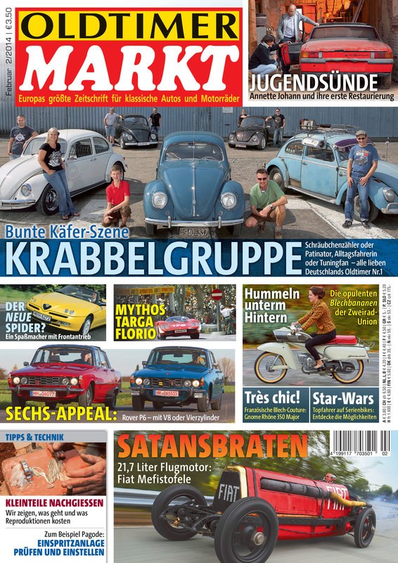 Oldtimer Markt Magazin Deutschland 2014-02 Annette Johann