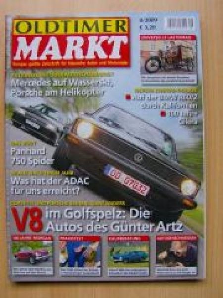 Oldtimer Markt Lehti Saksa 2009-08 Alkuperäinen painos