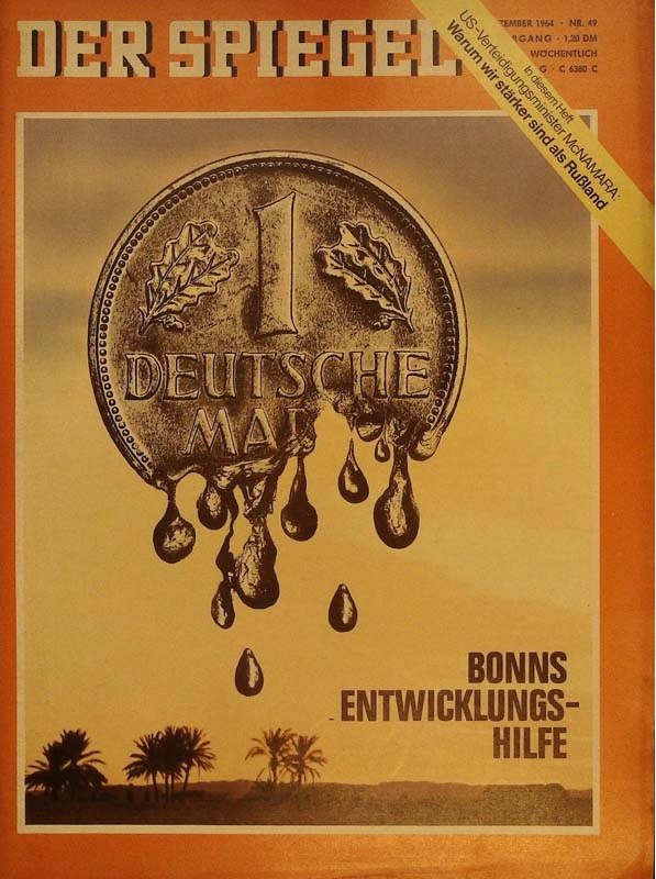 Der Spiegel Magazine Allemagne 1964-49 Robert McNamara Édition originale