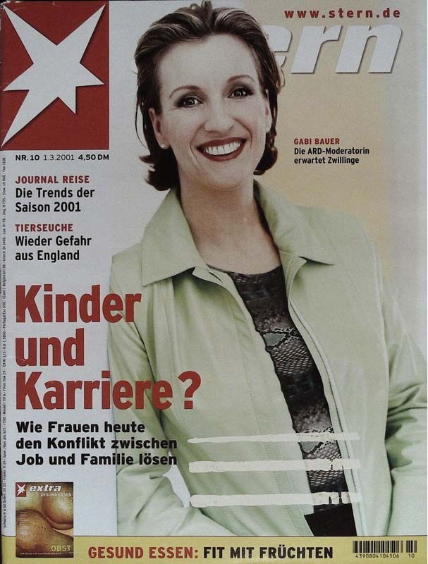 Stern Magazin Deutschland 2001-11 Gabi Bauer