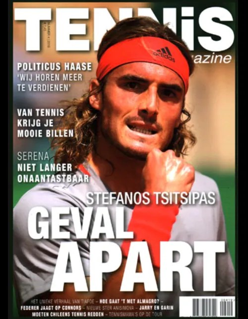 Tennis Magazine Allemagne 2019-04 Stefanos Tsitsipas Serena Williams Roger Federer Frances Tiafoe Nicolas Almagro Édition originale